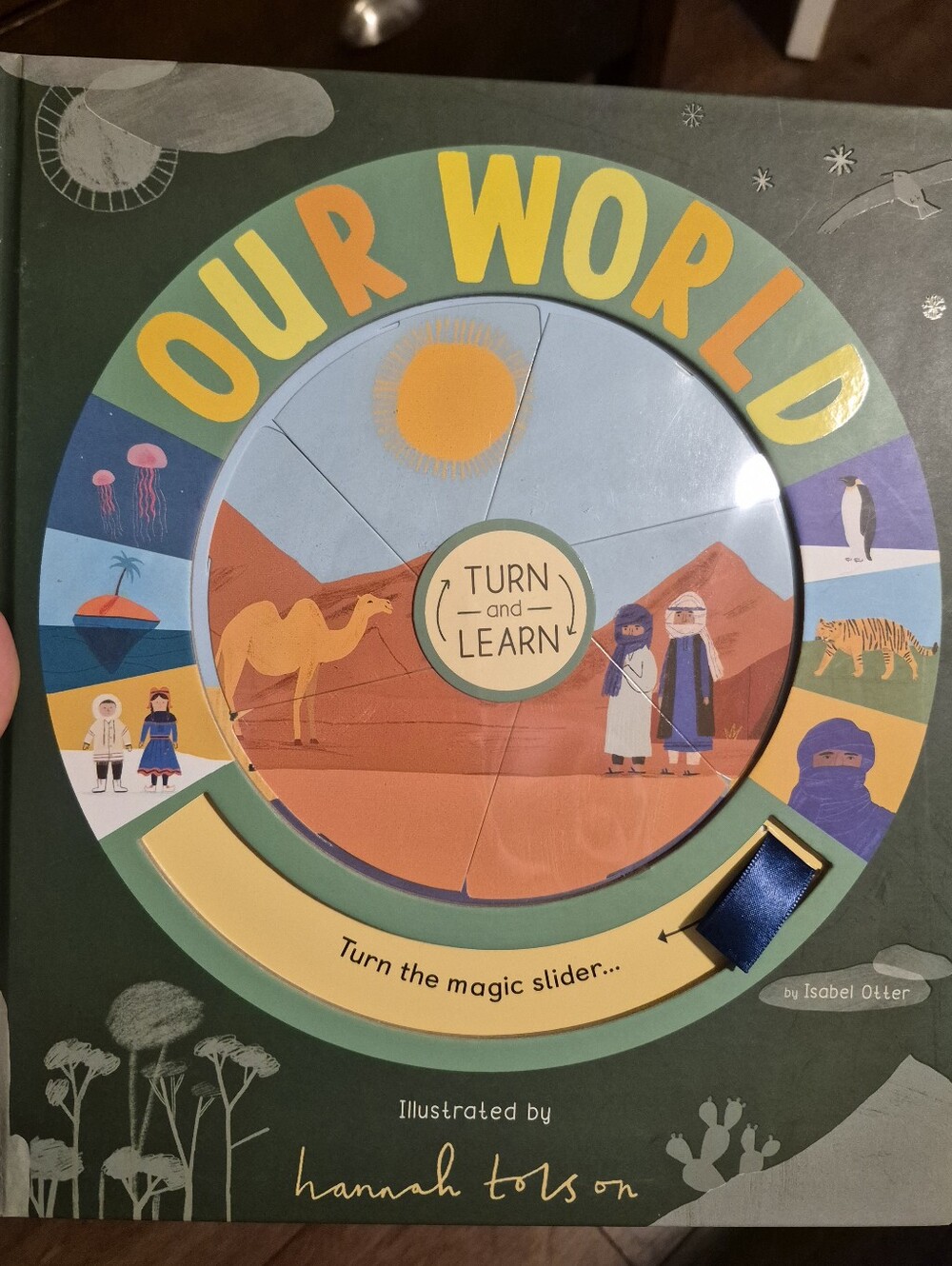 NEW Turn and Learn: Our World - Desert, Rain Forest, Polar, Savannah, Sea
